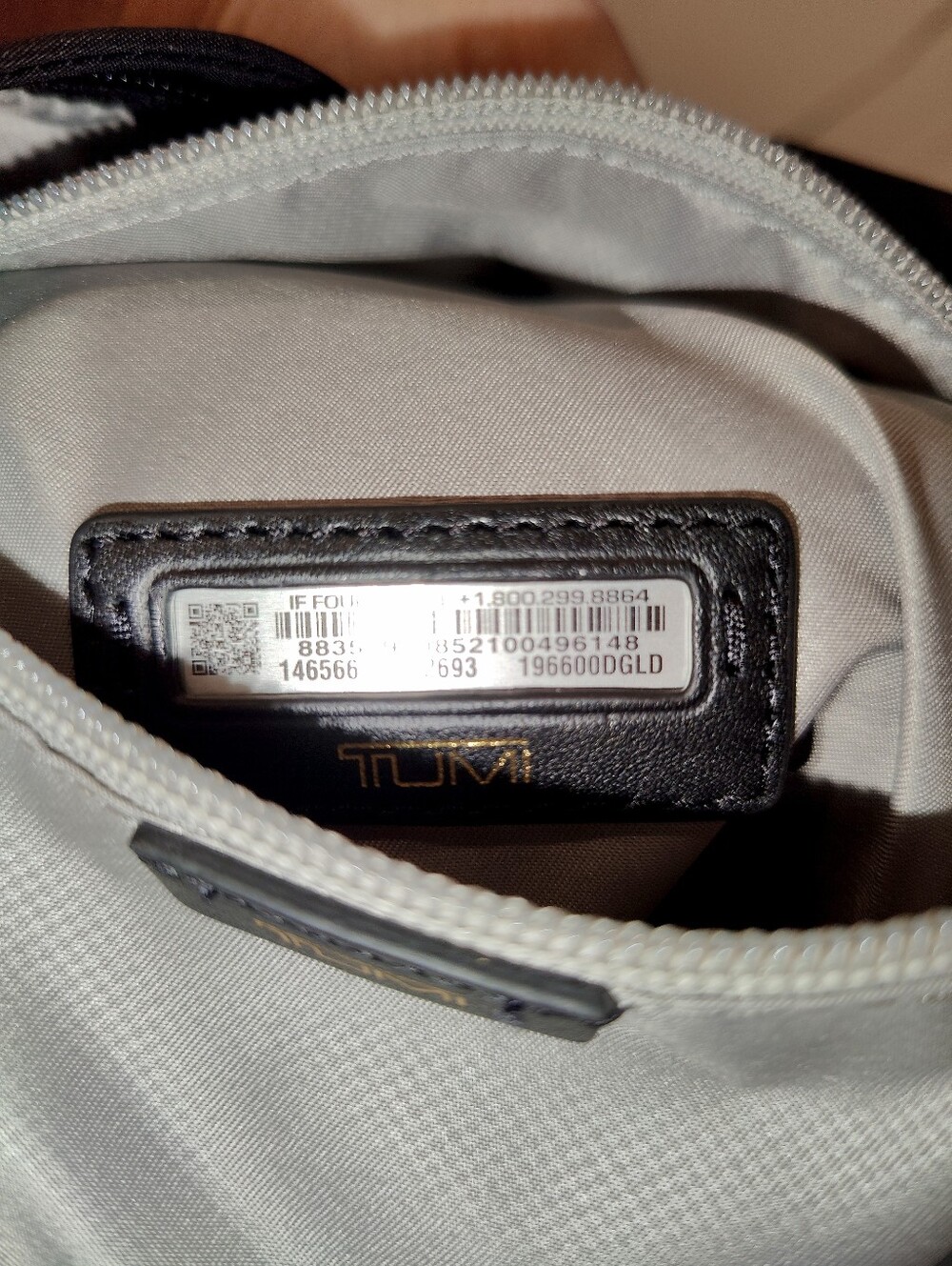 NWT Tumi Voyager Celina Backpack - Black/Gold - Picture 8 of 16